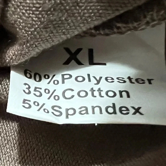 Tan Faux Wrap Dress Mini Long sleeve v neck size xl - Picture 7 of 7